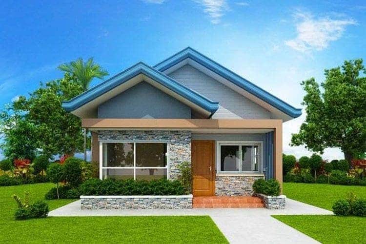 xây nhà ống 1 tầng 70m2